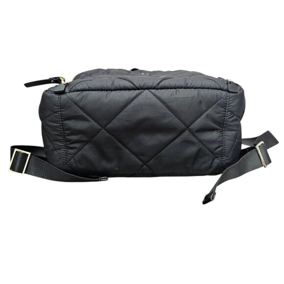 Kate Spade Watson Lane Quilted Hartley Black Backpack Bag COA main image 5